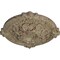 Ekena Millwork Hamilton Ceiling Medallion (Fits Canopies up to 3 3/4"), 17 3/8"OD x 1 3/4"P, Gobi Desert Crackle CM17HAGDC - alternate 4